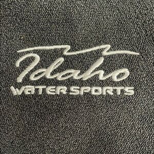 Blue and Black Tie-Dye Hooded Sweatshirt